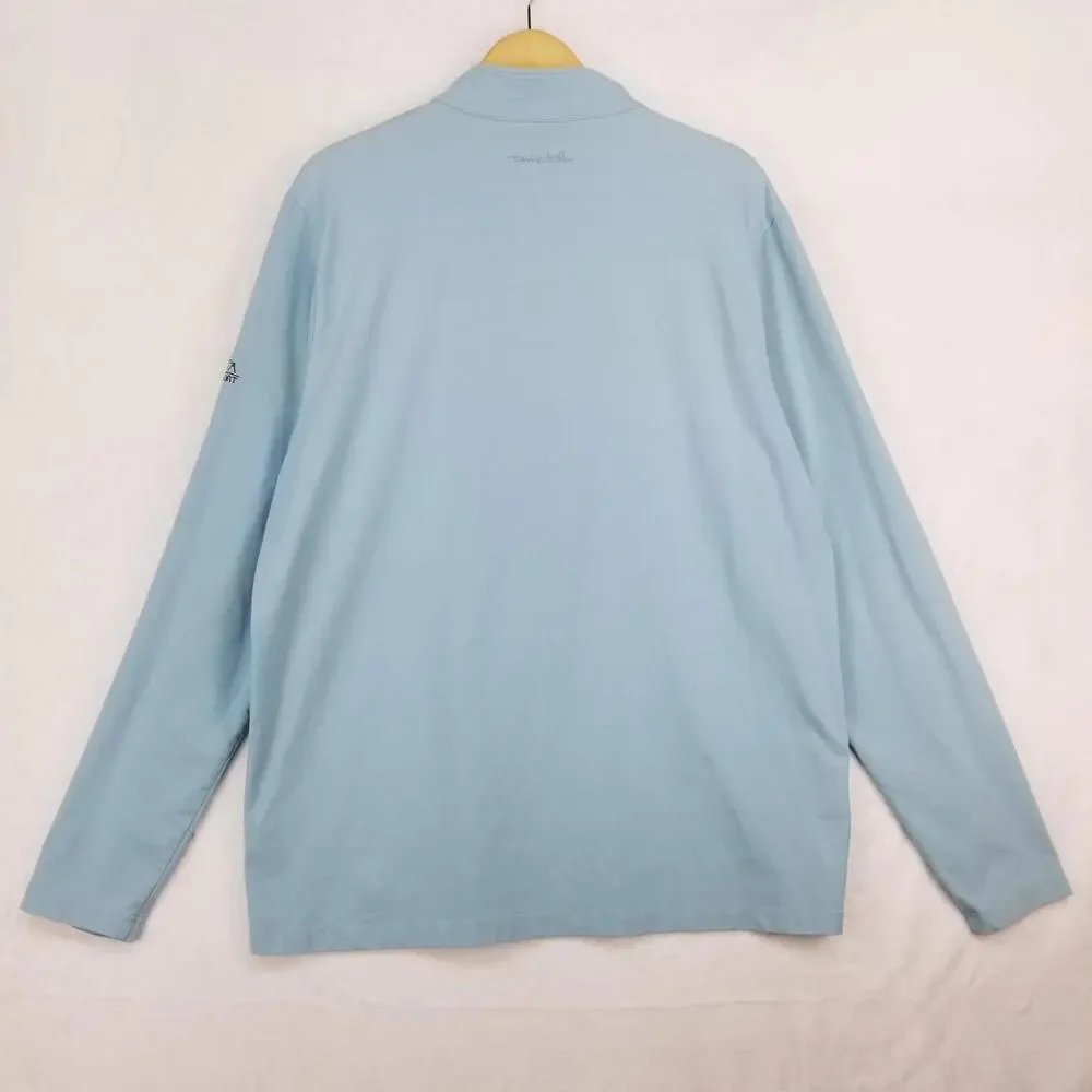 Travis Mathew 1/4 Zip Pullover Shirt Jacket XXL Light Blue Sedona Golf & Resort - Picture 2 of 15